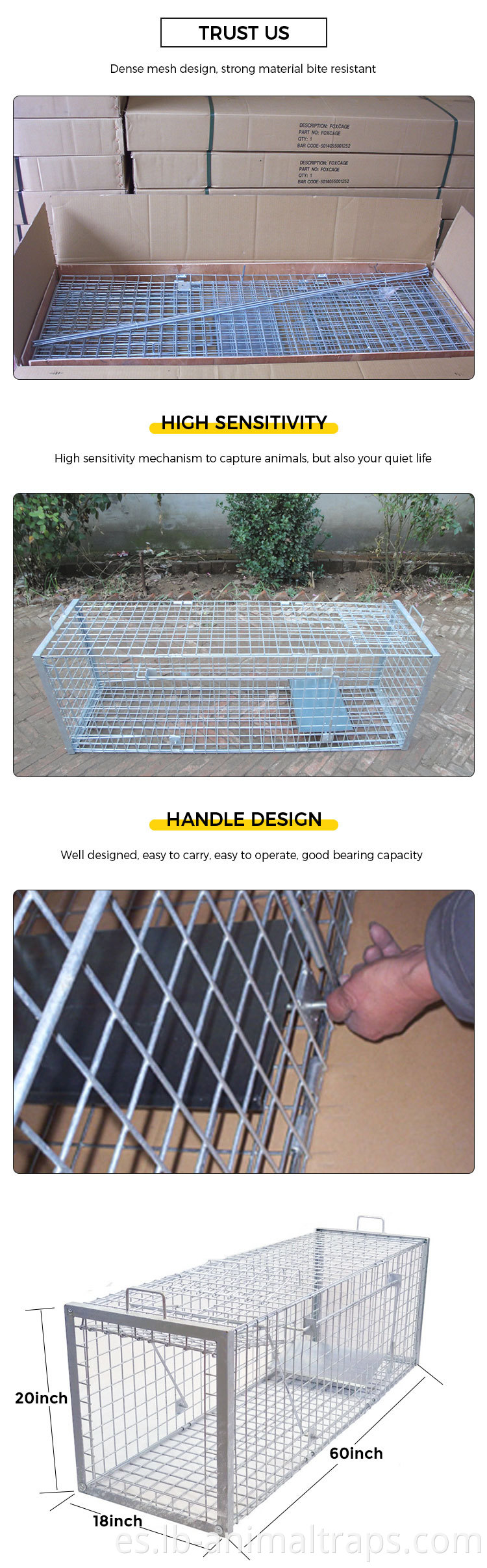 Large Animal Trap Cage